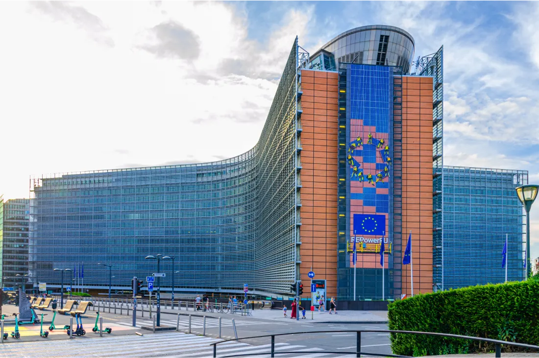 Gebouw van de Europese Commissie in Brussel